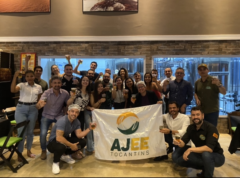 Associação de Jovens Empresários e Empreendedores do Tocantins (AJEE/TO) visita a Cervejaria Jalapa
