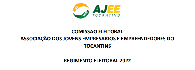 REGIMENTO ELEITORAL 2022 - COMISSÃO ELEITORAL