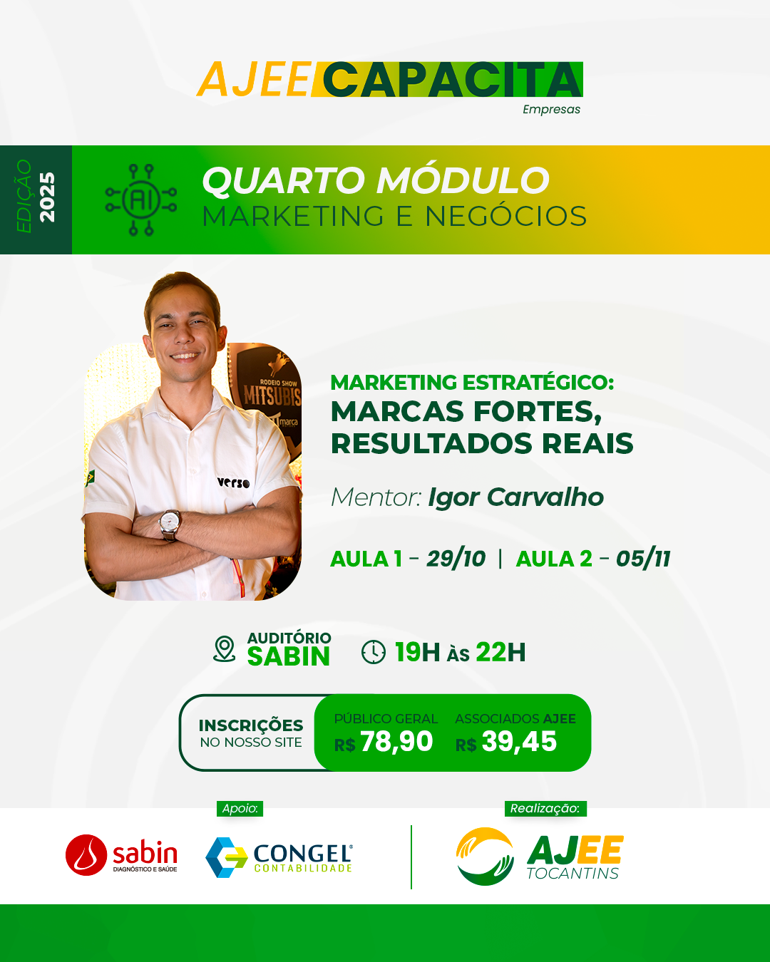 Módulo individual - Marking Estratégico: marcas fortes, resultados reais - Público Geral